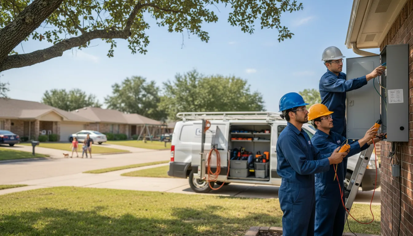 Certified electrician providing emergency electrical services in Fowler, OH